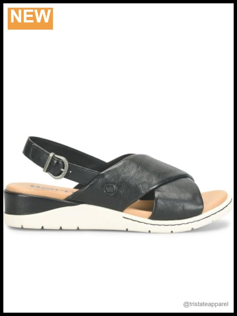 Hand-Finished Leather Slingback Sandals Cushioned Casual Wedge